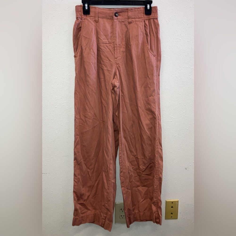Madewell high rise wide leg pants size 4 Lagenlook minimalist #734